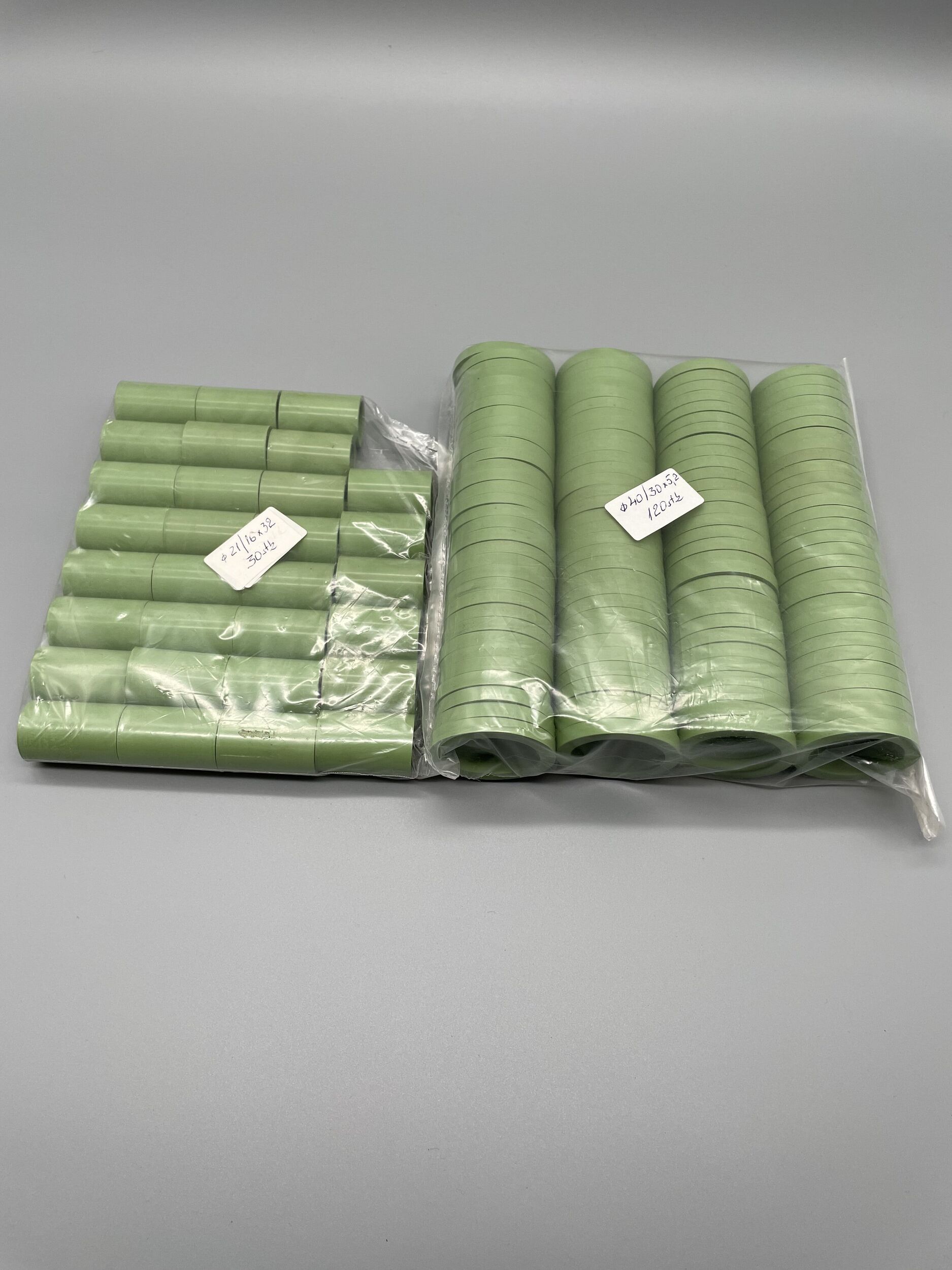 Schlauchringe, FKM (Viton), grün, Dichtungen